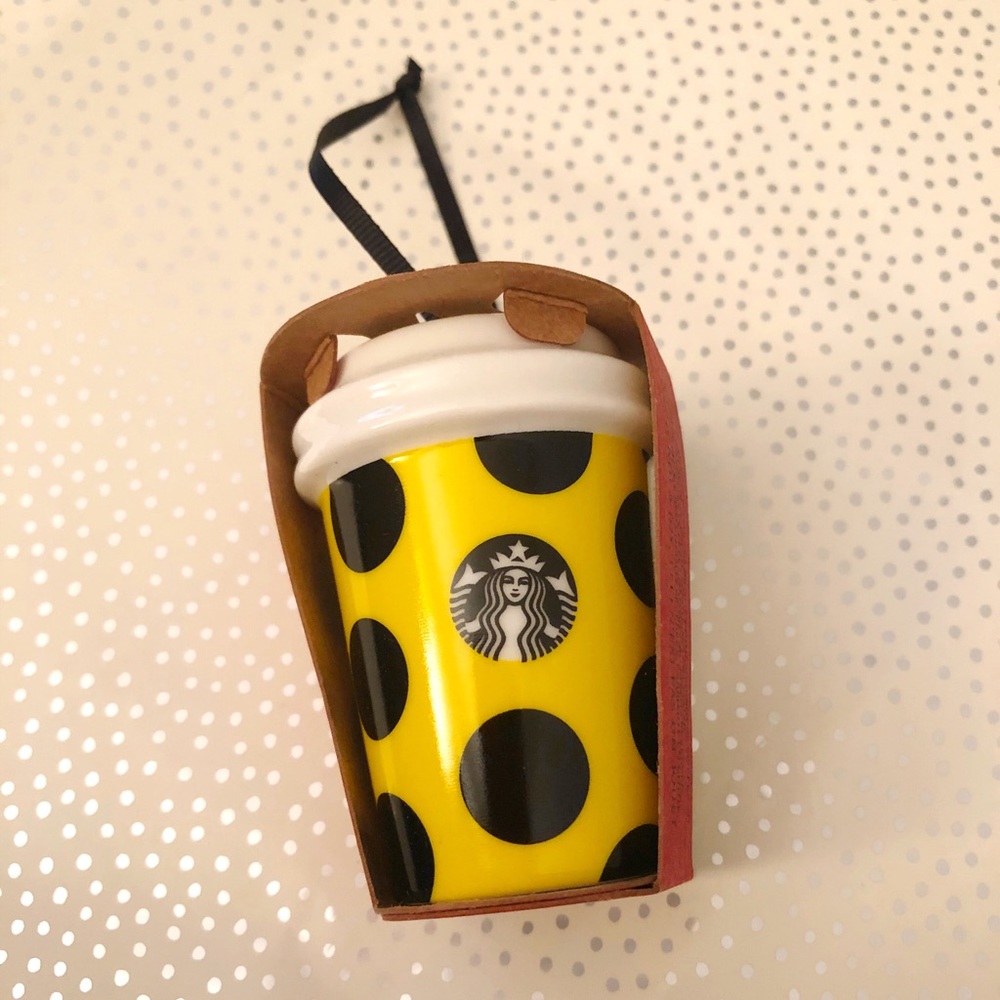 Starbucks 2015 Ornament - Citron Dots